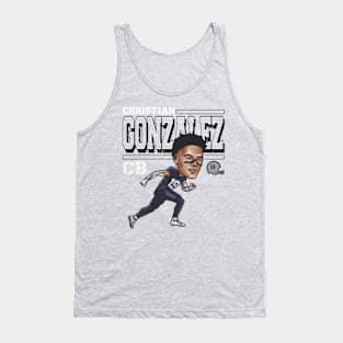 Christian Gonzalez New England Cartoon Tank Top